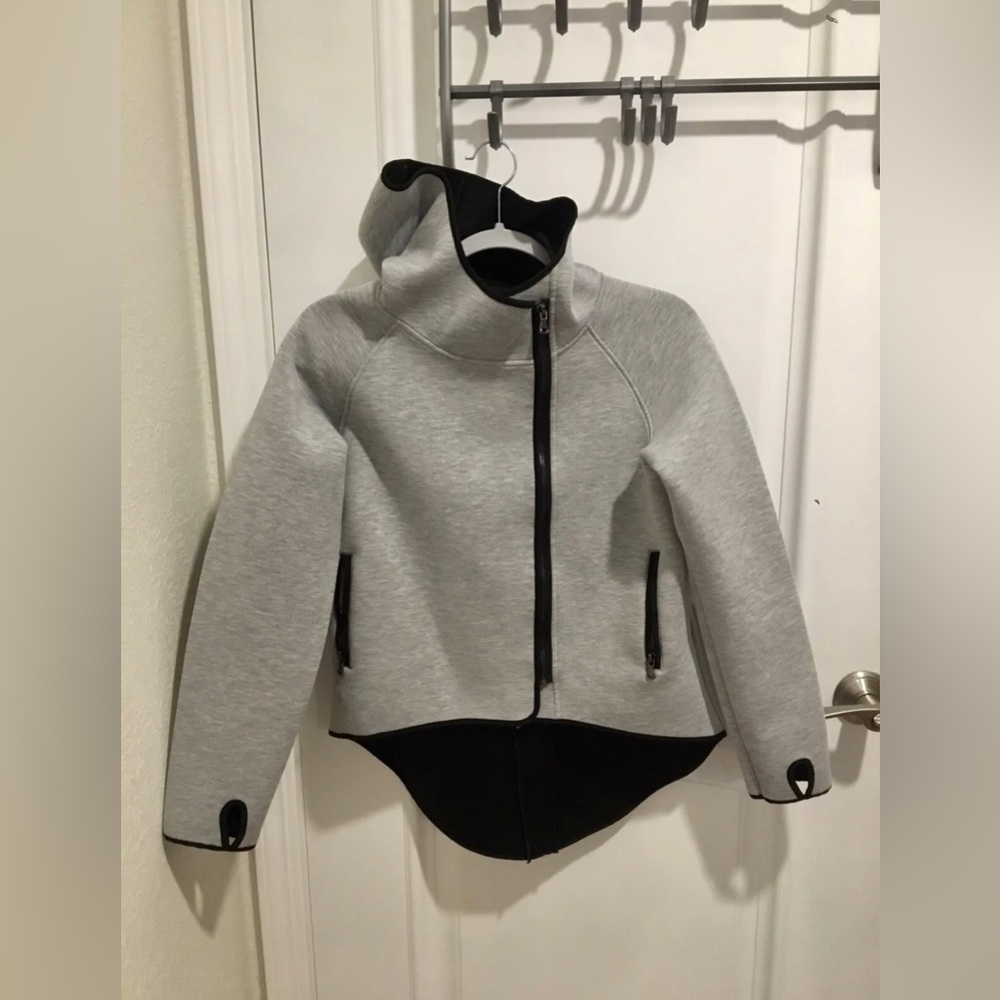 Hooded Women Sport Jogger Coat Jacket Hoodies Size M